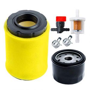 Ewillownm Compatible avec Filtre &agrave; air 796031 Briggs et Stratton 591334 492932 696854 John Deere D100 D110 D125 D130 Husqvarna YTH22V46 (MunQ, neuf)