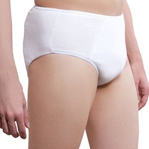 One-Wear Slip Coton Homme Jetable (Blanc Lot 5)Vêtement Hopital Slips Jetables de Voyages Sous Vetement Jetable a Usage Unique pour Sejour Spa Urgence Protection Massage Tatoo et Epilation (One-Wear Store, neuf)