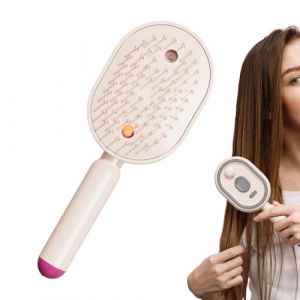 Brosse &Agrave; Cheveux Mouill&eacute;s - Brosse &Agrave; Cheveux - Brossage Par Brumisation Vibrante | Brossee &Agrave; Cheveuxx Mouill&eacute;s Avec Vibration Et Brumisation | Coussin D'air Lumi&egrave;re Rouge Pour Femmes Et Filles | D&eacute;m&ecirc;l (anqiumy, neuf)
