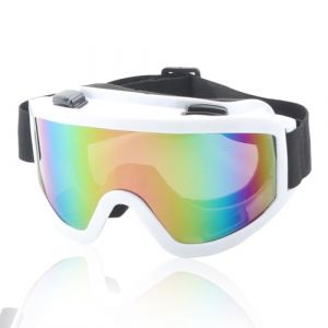 KASESSS Anti-Bu&eacute;e Lunette de Ski, Anti-UV Lunette Ski, Lunettes de Ski pour Porteurs de Verres, R&eacute;glable Lunettes Ski pour Homme Femme pour Le Snowboard, L'Alpinisme, La Motoneige, La Randonn&eacute;e(Blanc) (KASESSS, neuf)