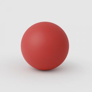 Play Juggling - Balle de jonglage pour Jongleur Mod&egrave;le Contact Stage Ball - Couleurs UV (90mm (180gr) - Rouge (PLAY JUGGLING, neuf)