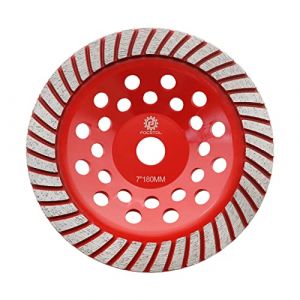 FOCSTOL Meule Diamant&eacute;e - 180mm x 22,23mm Turbo Rang&eacute;e Disque Diamant pour B&eacute;ton Granit Marbre Ma&ccedil;onnerie Pierre Artificielle pour Meuleuse d'angle (FOCSTOL TOOLS, neuf)