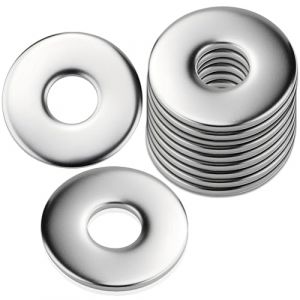 XRXYMQ 50 Pi&egrave;ces Rondelle Inox M8 x 30 mm Rondelles Metal Acier inoxydable A2 (V2A/304) Rondelles Pour Gonds De Porte Pour Vis Et &Eacute;crous (yangmeiqiao, neuf)