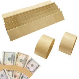 VYNZOR 100 Bandes Autocollantes pour Billets, Bandes pour Billets vierges, Bandes pour liasses de billets, Bandes pour liasses de billets, pour organiser l'argent (Shophaomall Store, neuf)