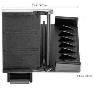 PRETYZOOM Sabot de Tondeuse &agrave; Cheveux en Plastique, Peigne de Guidage Imperm&eacute;able, Accessoire Salon de Coiffure pour Coupe Pr&eacute;cise et &Eacute;limination des Pointes Fourchues, Outil Coiffure (Coddle HSY, neuf)