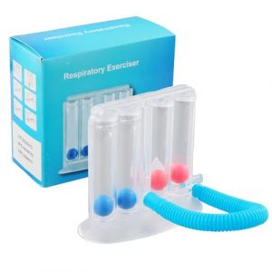 Astralong Appareil Exercice Respiratoire, Entra&icirc;neur Respiratoire, Exerciseur Respiratoire Pulmonaire Profond, Spirom&egrave;tre Pulmonaire &agrave; 4 Balles, Syst&egrave;me D'entra&icirc;nement de la Respiration (500~1800CC) (xingyulong, neuf)
