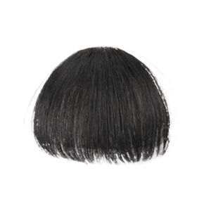 Frange Cheveux Perruque synthétique Air Bangs naturel court brun blond noir faux cheveux frange Extension pince en morceaux de cheveux Extensions de cheveux(Natural Black) (haolihuariben, neuf)