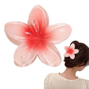 weiting Barrette Fleur Hawaïenne - Barrettes en Forme de Fleur Hawaïenne - Accessoire Tenue Forte Maintien pour Femmes Filles Adolescents (smaleat, neuf)