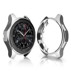 PINHEN Coque pour Gear S3 Frontier &ndash; Coque de Protection Fine en TPU Souple plaqu&eacute; pour Montre Galaxy Gear S3 Frontier SM-R760 et Galaxy Watch 46 mm SM-R800 (PINHEN Direct, neuf)