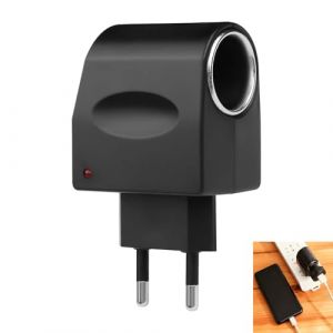 Adaptateur d'alimentation de Voiture 220V &agrave; 12V 0,5A 6W, Adaptateur Allume Cigares Secteur CA/CC, Convertisseur de Tension Prise Murale EU pour Utiliser Voiture &agrave; la Maison GPS Mini-Frigo Purificateur (shenzhenshiqiuchunmaoyiyouxiangongsi, neuf)