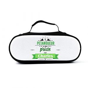 Amikado Sacoche &agrave; Personnaliser pour Boules de p&eacute;tanque - Compliment pour Le Meilleur des Hommes - Superlatif - Cadeau (Vert) (Amikado, neuf)