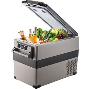 VEVOR Réfrigérateur Portable à Compression 45 L,Réfrigérateur de Voiture 693 x 345 x 456 mm，Mini Frigo Glacière Électrique 60W Réfrigération Rapide Conduite Sécurisée pour Maison/Voiture/Camping (Giaticia, neuf)
