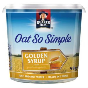 Quaker Avoine So Simple Golden Sirop Pot 57 g PMP Lot de 8 (Healthy Living for You, neuf)