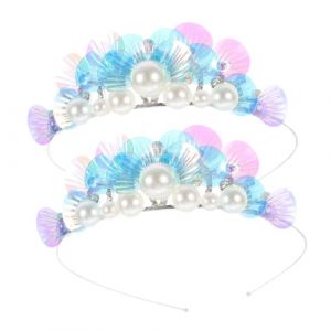 Bandeau De Sir&egrave;ne Mignon Costume De Princesse Accessoire De Cheveux Pour Gar&ccedil;ons Et Filles Pour Le Carnaval Et Lanniversaire (Qiysangi, neuf)