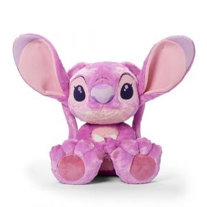 Disney Store Official, Lilo & Stitch, Angel, Peluche Big Feet, 45 cm/18", Grande Peluche Câline Extraterrestre Rose, Convient à Tous Les Âges (Disney Store FR, neuf)