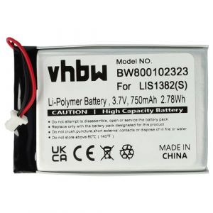 vhbw Batterie Compatible avec Sony Portable Reader PRS-300BC, PRS-300, PRS-300SC, PRS-300RC liseuse e-Book Reader (750mAh, 3,7V, Li-polym&egrave;re) - Remplacement pour 1-756-769-31 (ElectroPapa, neuf)