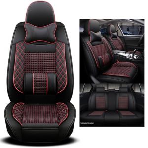 Congxy Housses de Siège de Voiture Universelle | Couvre Sieges pour Avant et Arrière | Ensemble Complet de Housses Siege Auto Universel, Noir Rouge (Congxy Auto Accessories Brand Store, neuf)