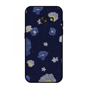 KARTXITAI Coque Compatible avec Samsung Galaxy A3 (2017),Housse &Eacute;tui de Protection en Silicone en Gel TPU Souple Case Cover Ultra Douce Emp&ecirc;che Rayures Shock-Absorption - Fleurs Bleues Blanches (KARTXITAI, neuf)