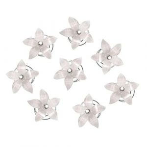 minkissy Élégante Fleur De Mariée En Spirale Avec Strass Pour Cheveux Pour Fête De Mariage (Prettbeauty, neuf)