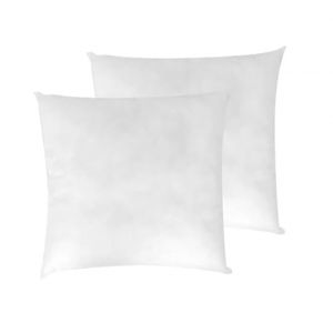 LNT France - Coussins de Garnissage, Ultra Gonflant, Coussin Canapé, Coussin à Recouvrir, Rembourrage Coussins Blanc. (45x45 cm (Lot de 2)) (LES NOUVEAUX TEXTILES, neuf)