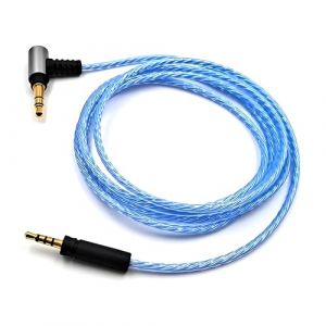 Earmax Câble audio OCC de 3,5 mm vers 2,5 mm compatible avec Sennheiser HD4.30 HD400S HD350BT HD4.40 HD4.50 HD4.40BT HD4.50BTNC HD458 HD458BT HD450BT Momentum Big Steam Chignon Petit chignon cuit à la (MusicMate2015, neuf)