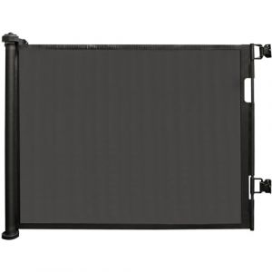 Barriere de Securite Enfant Barriere de Securite Chien Escalier pour Chien- Barriere de Securite Enroulable pour Escaliers,86 * 180cm - Noir (Willanmd, neuf)
