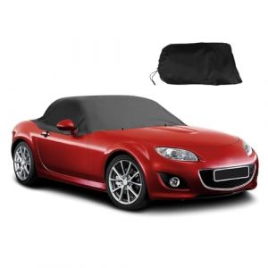 Demi Housse de Voiture pour Mazda MX-5 MK1 MK2 MK2.5 (NA NB), Protection de Toit Sup&eacute;rieur Imperm&eacute;able en Oxford 300D, Protection Tout Temps (belistair, neuf)