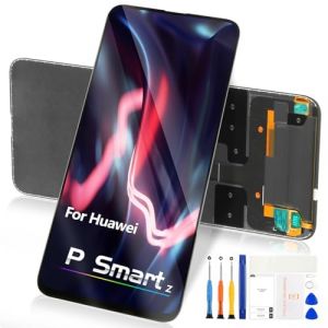 LCD &Eacute;cran pour Huawei P Smart Z/P Smart Pro / Y9 Prime 2019 Display pour Huawei P Smart Z &Eacute;cran Tactile Num&eacute;riseur Assemblage Complet avec Outils STK-LX1 (Noir,6.59") (BOMIKO, neuf)
