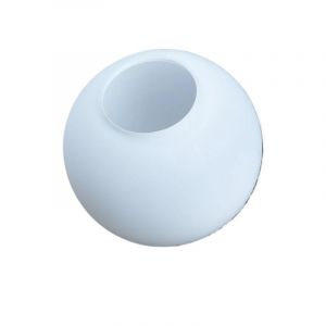 MNUPL Abat-jour en verre blanc, globe laiteux, diam&egrave;tre 10 cm, 12 cm, 15 cm, 20 cm, 25 cm. Couvercle de lampe rond(D10cm-4.2cm) (Visit the Sealey Store, neuf)