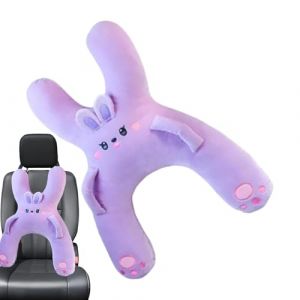 Oreiller de Sommeil pour en Voiture - Jouet Dodo Coussin Siège Auto Enfant - Oreiller Tête Ergonomique Respirant Confort Trajet en Voiture et Vacances Familiales (xiangyuanxianwangxiangyuancanyinfuwuyouxiangongsi, neuf)