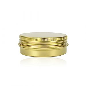 siduytin Bocal rond en aluminium bouteille boîte à vis contenant cosmétique vide maquillage boîtes de thé bidon emballage pot d'aromathérapie, 20ml 39-20mm (quoality, neuf)