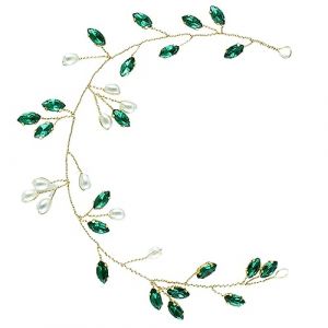 Mipcase Vigne De Cheveux De Mariage Perles Et Vigne De Cheveux De Mari&eacute;e Pour F&ecirc;te (andy wang, neuf)