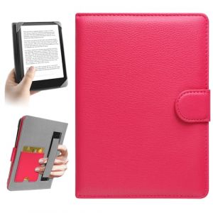 HoYiXi Universel &Eacute;tui pour 6.8'',7" E-Book Reader Compatibilit&eacute; Pocketbook/Tolino/Sony/Kindle Paperwhite/Kobo Clara HD/Kobo Clara 2E,6-7 Pouce eReader Cover Case, Rose (Somei, neuf)