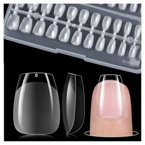 Gelike ec Capsule Americaine Ongle Gel, PMMA Faux Ongles Extra Court XS Ballerine 240 Pi&egrave;ces 12 Tailles, Soft Capsule Pose Americaine Ongle Transparente en R&eacute;sine (Gelike Store, neuf)