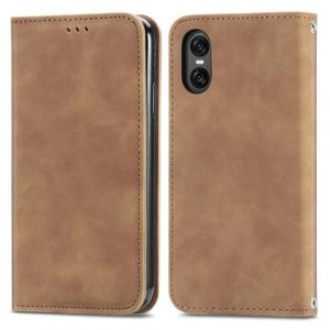Cracedily Coque pour Sony Xperia 10 VI Pochette, Etui Protection Housse Premium en Cuir PU, Etui &agrave; Rabat Pochette de Portefeuille &Eacute;tui pour Sony Xperia 10 VI Case, Caf&eacute; (Cracedily, neuf)