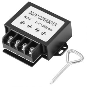 MZHOU Convertisseur Buck DC 24V &agrave; 12V 3A, Convertisseur Abaisseur de 15V-35V &agrave; 12V, R&eacute;gulateur de Tension &eacute;tanche IP67 de 15W Stabilisateur de Tension pour Camion, &Eacute;lectronique (Mzhou, neuf)