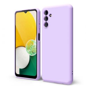 oakxco Coque Silicone pour Samsung Galaxy A13 5G/ 04S, &Eacute;tui Ultra Fine Souple Gel Caoutchouc Anti-Chocs Housse Toucher Soyeux, Slim Esth&eacute;tique Protection Cover, Violet Clair (O-US, neuf)