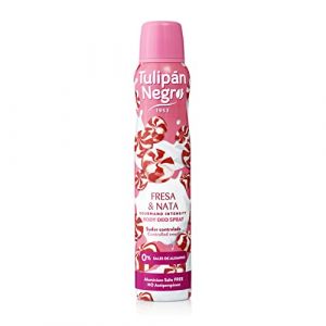 Tulipan noir, Déodorant spray Baiser fraise et crème, Transpiration contrôlée, 200 ml (Dream Home  by Cathy, neuf)