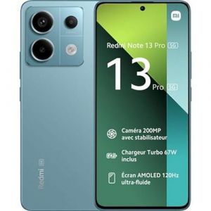Xiaomi Redmi Note 13 Pro 16,9 cm (6.67") Double SIM 5G USB Type-C 12 Go 512 Go 5100 mAh Bleu (NEETIM, neuf)