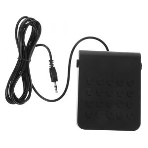 YARNOW P&eacute;dale De Sustain Pour Piano &Eacute;lectrique Et Synth&eacute;tiseur Midi, Pied Antid&eacute;rapant En Abs Et M&eacute;tal Robuste Prise Jack 3,5 Mm, Accessoire Pratique Pour Clavier &Eacute;lectronique (Karrymao, neuf)
