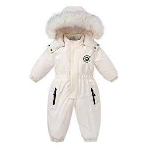 Combinaison de Ski Enfant Gar&ccedil;on &agrave; Capuche Imperm&eacute;ables Coupe-Vent V&ecirc;tements de Ski Fille Chaude Combinaisons de Neige Hiver Salopettes Veste Snowsuit Jumpsuit de Sports Coupe-Vent Gar&ccedil;on 2-5 Ans (⭐⭐⭐⭐⭐AEGJEGVD⭐⭐⭐⭐⭐, neuf)