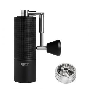 TIMEMORE Moulin &agrave; caf&eacute; C3 ESP Pro - acier inoxydable, avec r&eacute;glage du broyage, poign&eacute;e pliante, conteneur 25g, noir (Timemore, neuf)