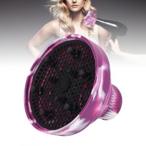 TARSHYRY Attachement du Diffuseur de Cheveux Pliables pour Buses de 1,6 &agrave; 2 Pouces, Diffuseur de S&eacute;choir &agrave; Souffle Pliable Portable pour le Voyage, Capuche de S&egrave;che-Cheveux Extensible (Shenganhe, neuf)