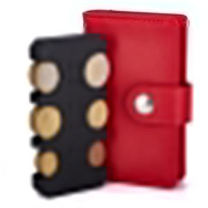 Porte Monnaie trieur de Pieces|Range-pi&egrave;ces,|Bourse|Portemonnaie Mixte|Portefeuille et Porte-Cartes pour Femme et Homme(Rouge) (SimpleVibesStudio, neuf)