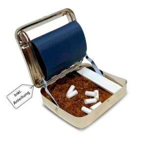 EKNA Bo&icirc;te &agrave; rouler les cigarettes - Machine &agrave; rouler le tabac - Bo&icirc;te &agrave; rouler pour rouler les cigarettes - Cigarette Roller - Rouleur et rouloir &agrave; cigarettes 70mm pour le rangement du tabac, des (EKNA GmbH & Co. KG, neuf)