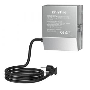 Onlyfire électrique Moteur pour barbecue en acier inoxydable pour barbecue tourne broche, BBQ Rôtisserie, (2,5-3) U/m, 50/60 Hz de 4 W, 220/240 V (Onlyfire Store, neuf)