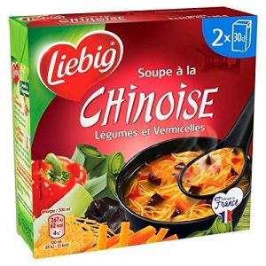 LIEBIG - Soupe &Agrave; La Chinoise L&eacute;gumes Et Vermicelles Briques 2X30Cl - Lot De 2 - meilleure offre (Les Trois Mousquetaires, neuf)