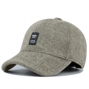 CLAPE Hiver Chaud Casquette de Baseball Wool Warm Baseball Cap with Earflaps Casquette Hiver avec Cache Oreille Pliable Outdoor Hat Brown GSDT5 (CLape, neuf)