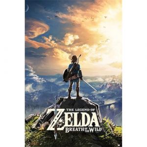 Nintendo The Legend of Zelda: Breath of The Wild Sunset 61 x 91.5 cm Maxi Poster, Multicolore (Grindstore, neuf)