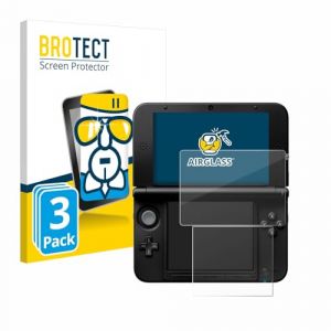 brotect Protection Écran Verre pour Nintendo 3DS XL SPM7800 (3 Pièces) Film Protecteur Vitre 9H [Anti-Rayures, Transparent] (protectionfilms24 France, neuf)